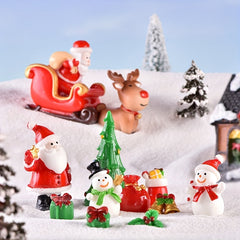 Santa Claus Snowman Christmas Accessory Micro Landscape Socks Gift