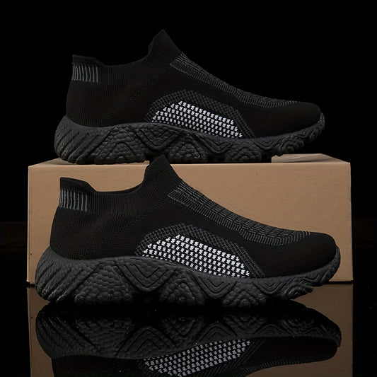 Men's Breathable Slip On Casual Shoes Lightweight Sock Shoes