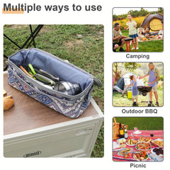 Durable Tableware Bag for Camping and Picnic