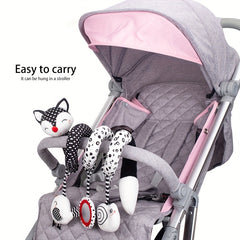 Newborn Comfort Baby Toy Car Pendant Plush Bed Bell Early Education