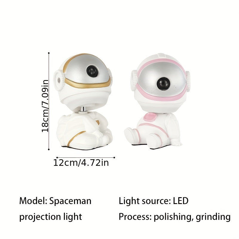 Hand Carved Resin Astronaut Star Light Night Light