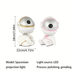 Hand Carved Resin Astronaut Star Light Night Light