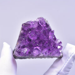 Amethyst Cluster Mineral Specimen Oriental Mysterious Gemstone DIY Jewelry