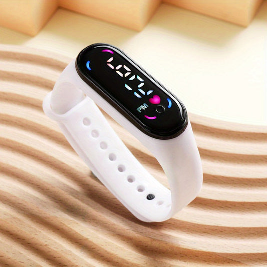 LED Bracelet Watch Touchable Kids Sports Wrist Watch