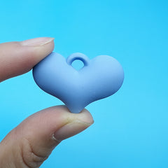 Acrylic Lacquer Heart Necklace Earrings Bag Decoration