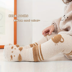Crawling Knee Pads & Baby Socks Set Boys Girls Kids Warm Accessories