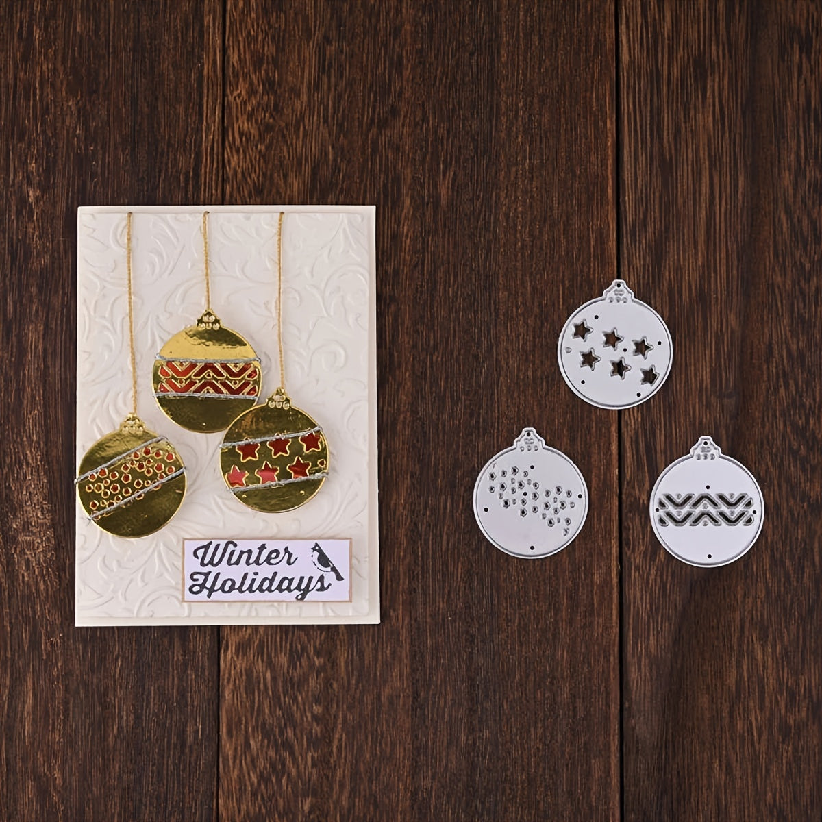 Christmas Decoration Balls Metal Cutting Dies Stencils