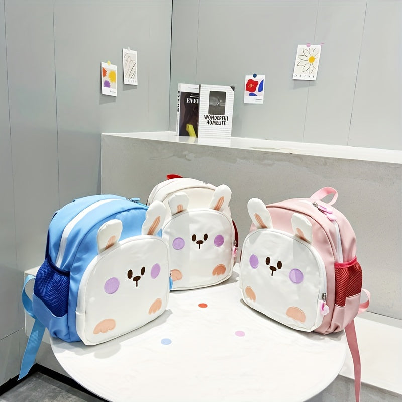 Kids Rabbit Embroidery Backpack Lightweight Bag