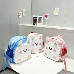 Kids Rabbit Embroidery Backpack Lightweight Bag