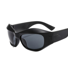 Wrap Around Sunglasses Thick Frame Y2K Shades Glasses Women