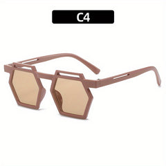 Polygonal Kids Sunglasses UV Resistant