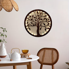 Retro Wooden LED Light Board Home Decoration Wall Hanging