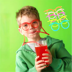 1pc Novelty Reusable Straw Glasses For Teens Party Birthday