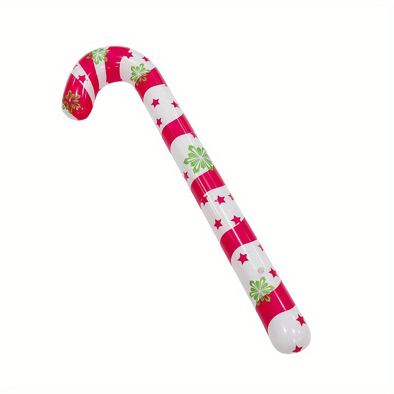 4pcs Inflatable Christmas Crutches Blow up Crutches Party Inflatable Toys