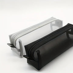 Clear Mesh Makeup Brush Bag with Zipper