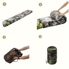 Thick Military Camping Sleeping Bag 3 Season Warm Portable Waterproof