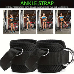 Ankle Strap Leg Gym Cable Attachment Pulley Machine Weight