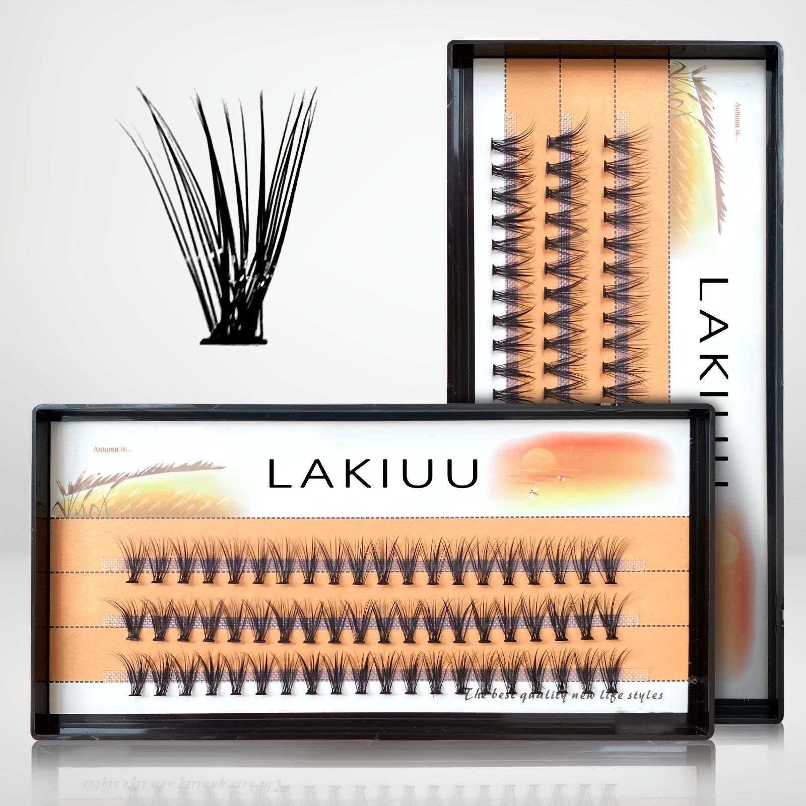 20D Individual Cluster Eyelashes False Eyelashes