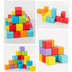 Wooden Sensory Training Geometry Sorting Toy