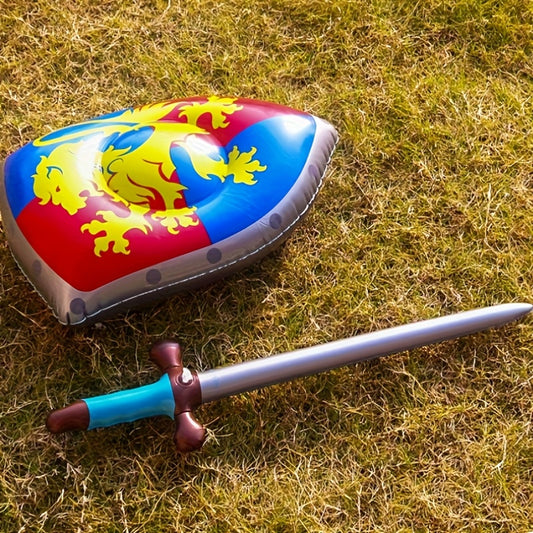 2pcs Inflatable Sword and Shield Set for Sword Games and Party Props