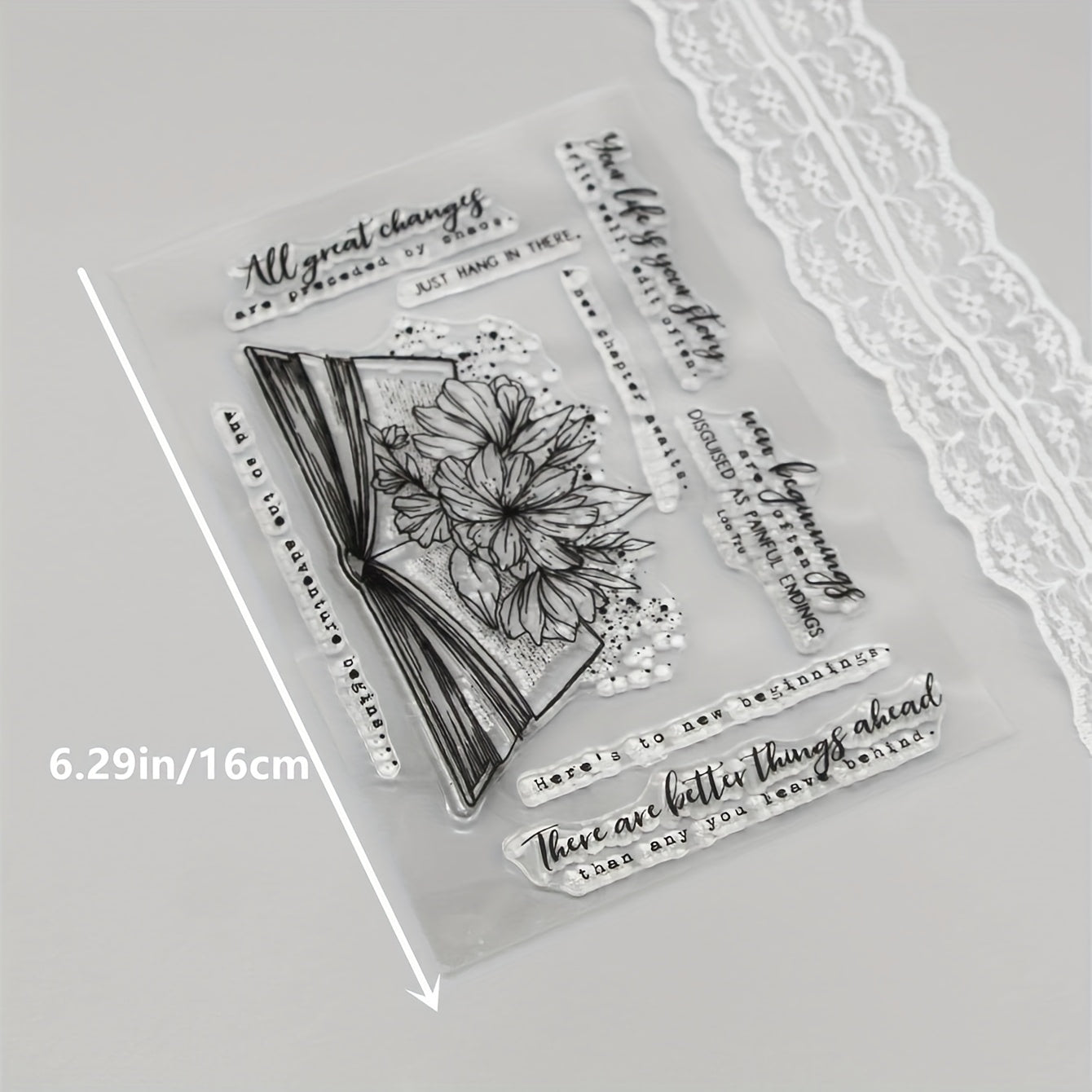 DIY Cartoon Transparent Stamp for Kids Craft