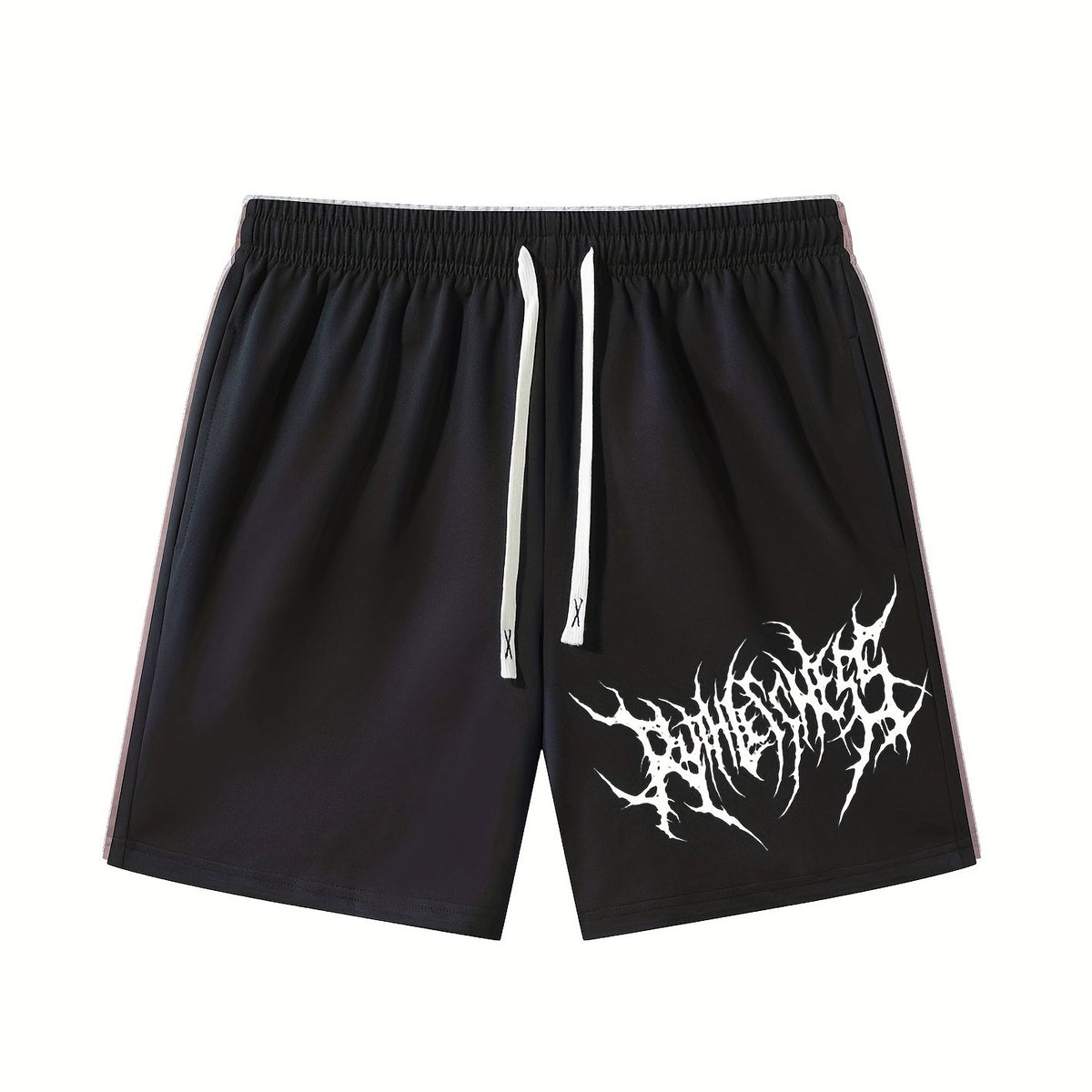 Men's Drawstring Shorts Casual Stylish Solid Elastic Waist for Summer