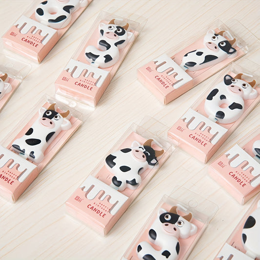 Creative Cow Number Candle Birthday Cake Decoration