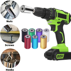 Universal Socket Wrench Kit 7-19mm for Any Bolt Ratchet Wrench