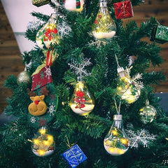 LED Hanging Bulb Christmas Ornaments Shatterproof Balls Decorations