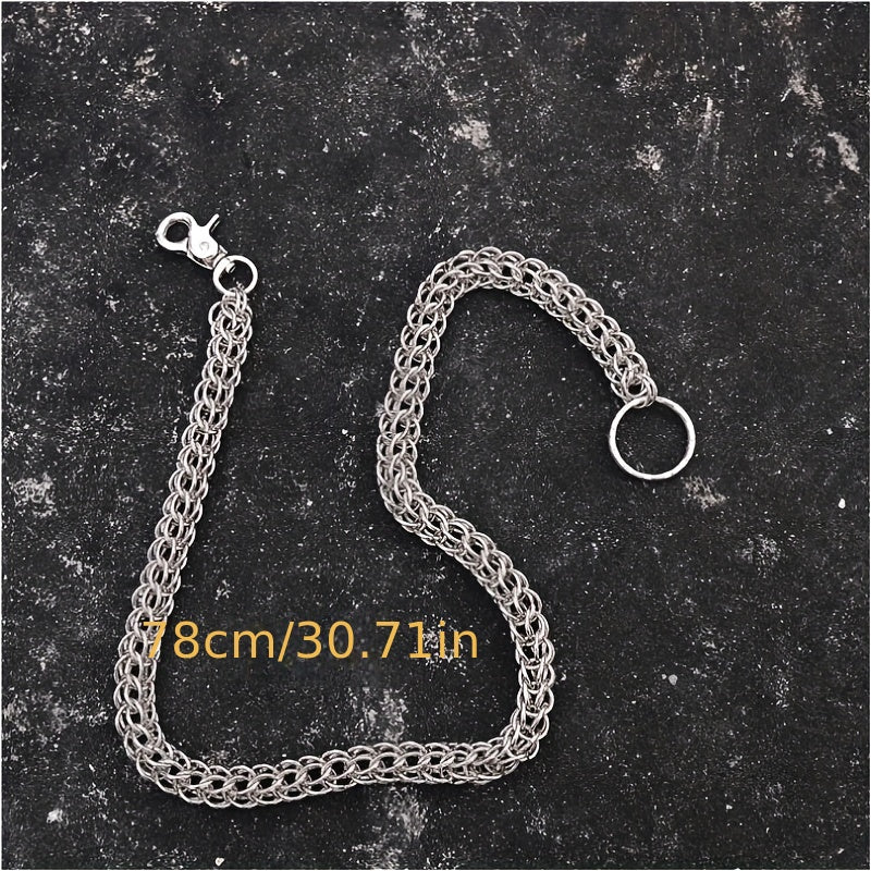 Motorcycle Cars Keychain Metal Wallet Belt Chain Long Punk HipHop Jewelry