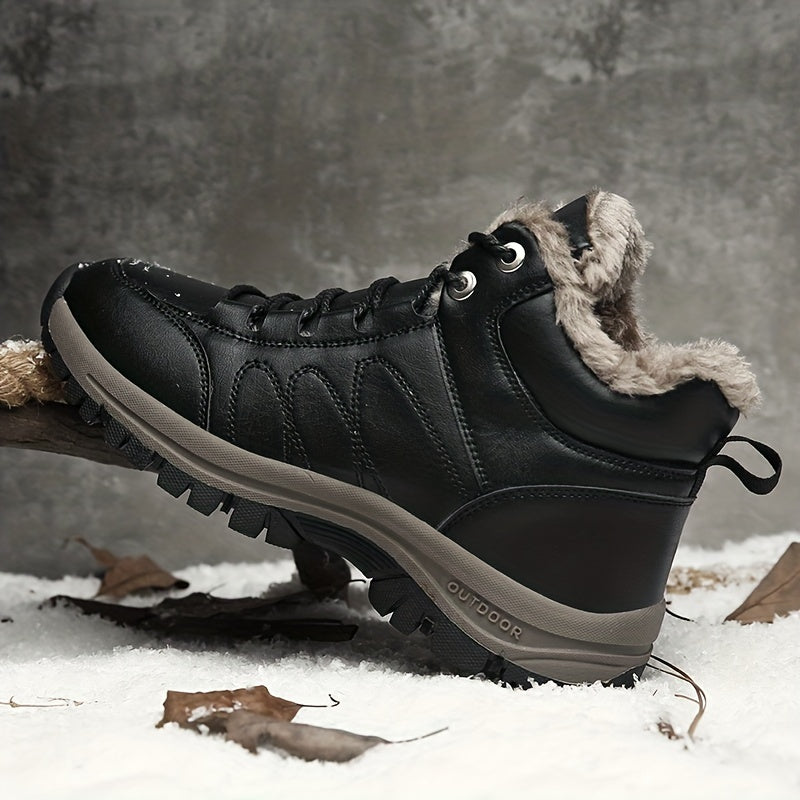 Men's Snow Boots Outdoor Hiking Shoes Non Slip Wear Resistant Shoes