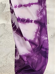 Women's Plus Tie Dye Shirred Waist Carrot Pants