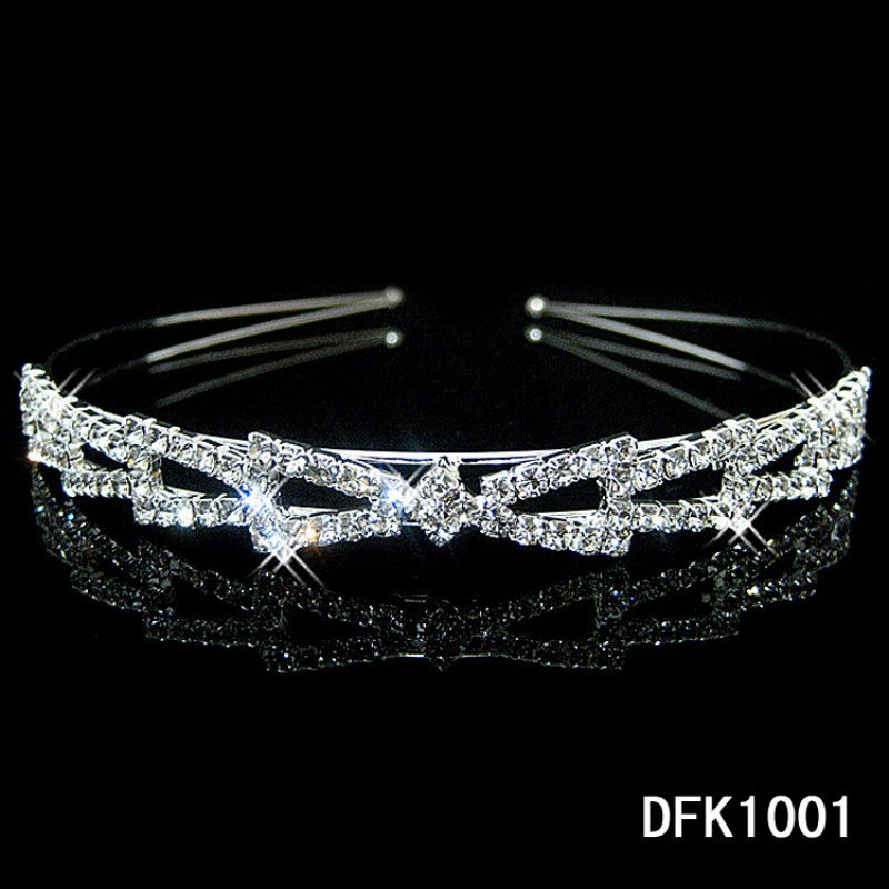 Rhinestone Wedding Headband Bridal Tiara Wedding Headpiece Bride Accessory