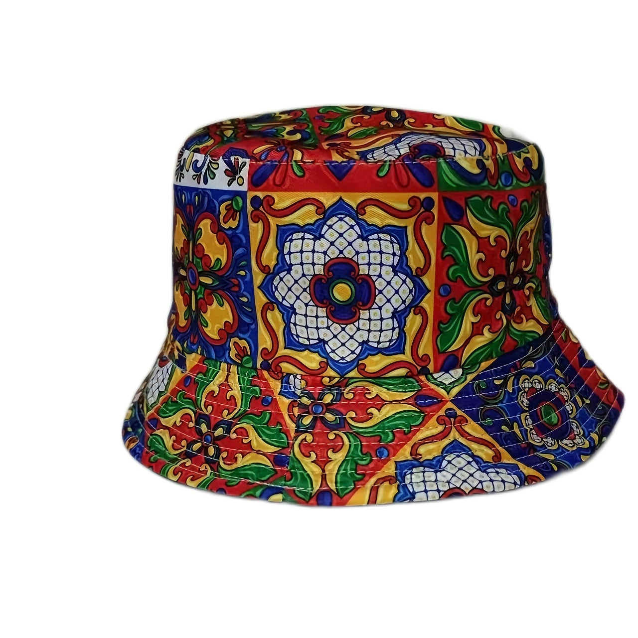 Double Sided Print Bucket Hat All match Sun Protection Hat