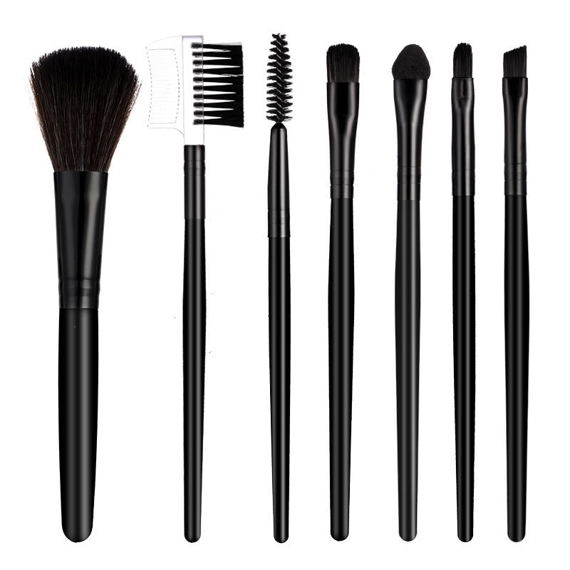 7pcs Portable Makeup Brush Set for Women - Ideal Gift for Her