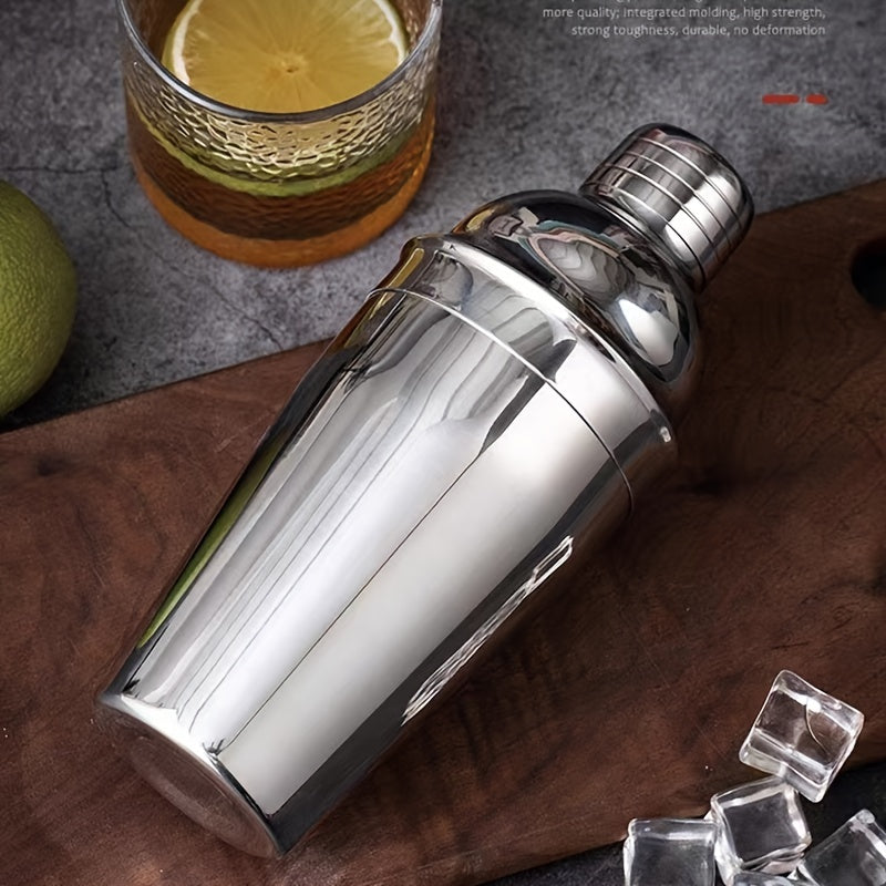 6pcs Stainless Steel Cocktail Shaker Bartender Shaker Party Bar Tool
