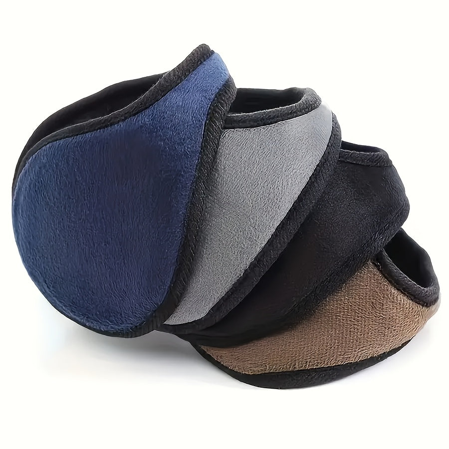 Winter Warm Ear Muffs Plush Headband with Velvet Lining