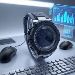 Boys Sports Watch Alarm Clock IPX7 Waterproof Stopwatch Timer