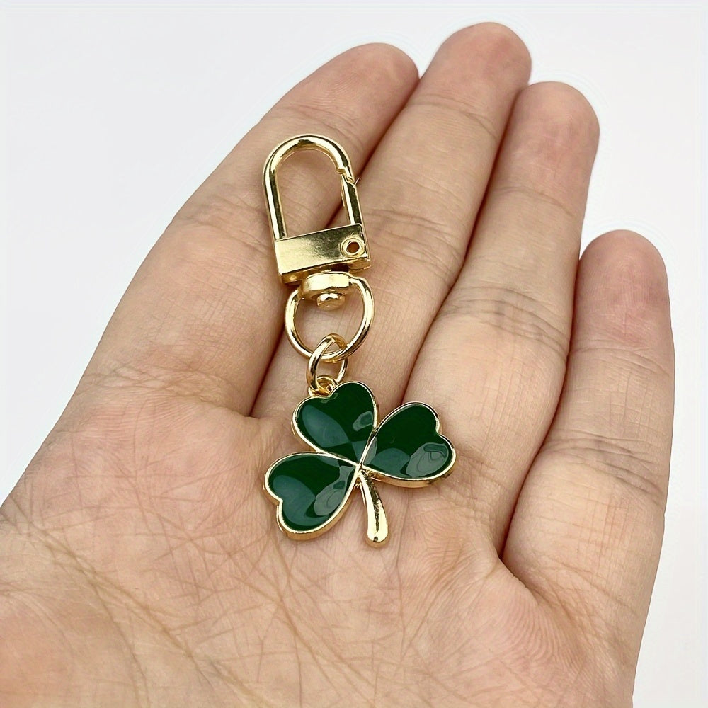 Lucky Shamrock Keychain Blessing Gift For Bags Wallets Car Keys