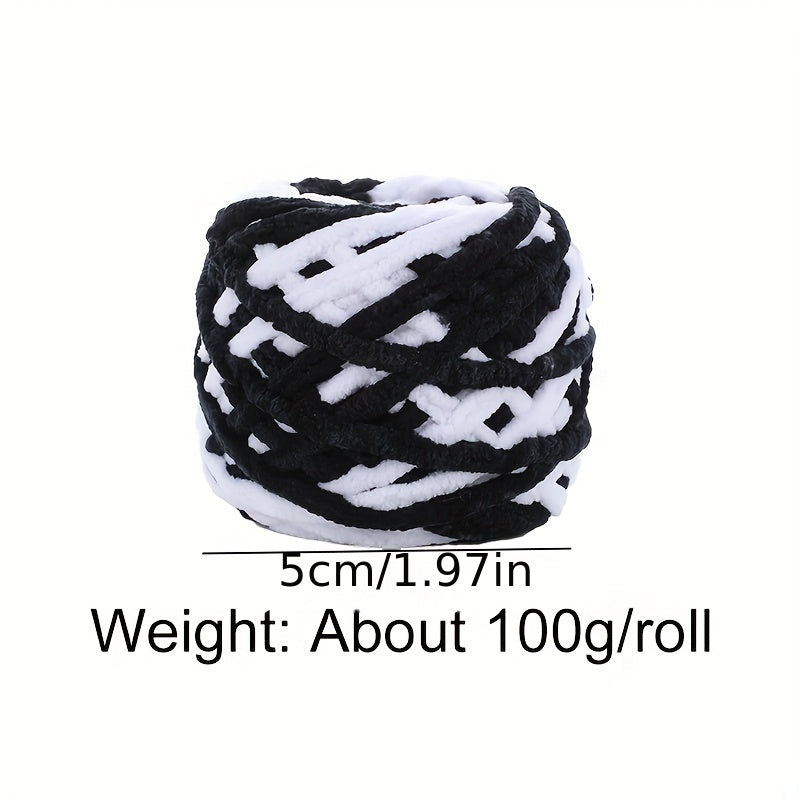 Ice Thread Wool for Knitting/Crocheting Doll Slippers Scarf