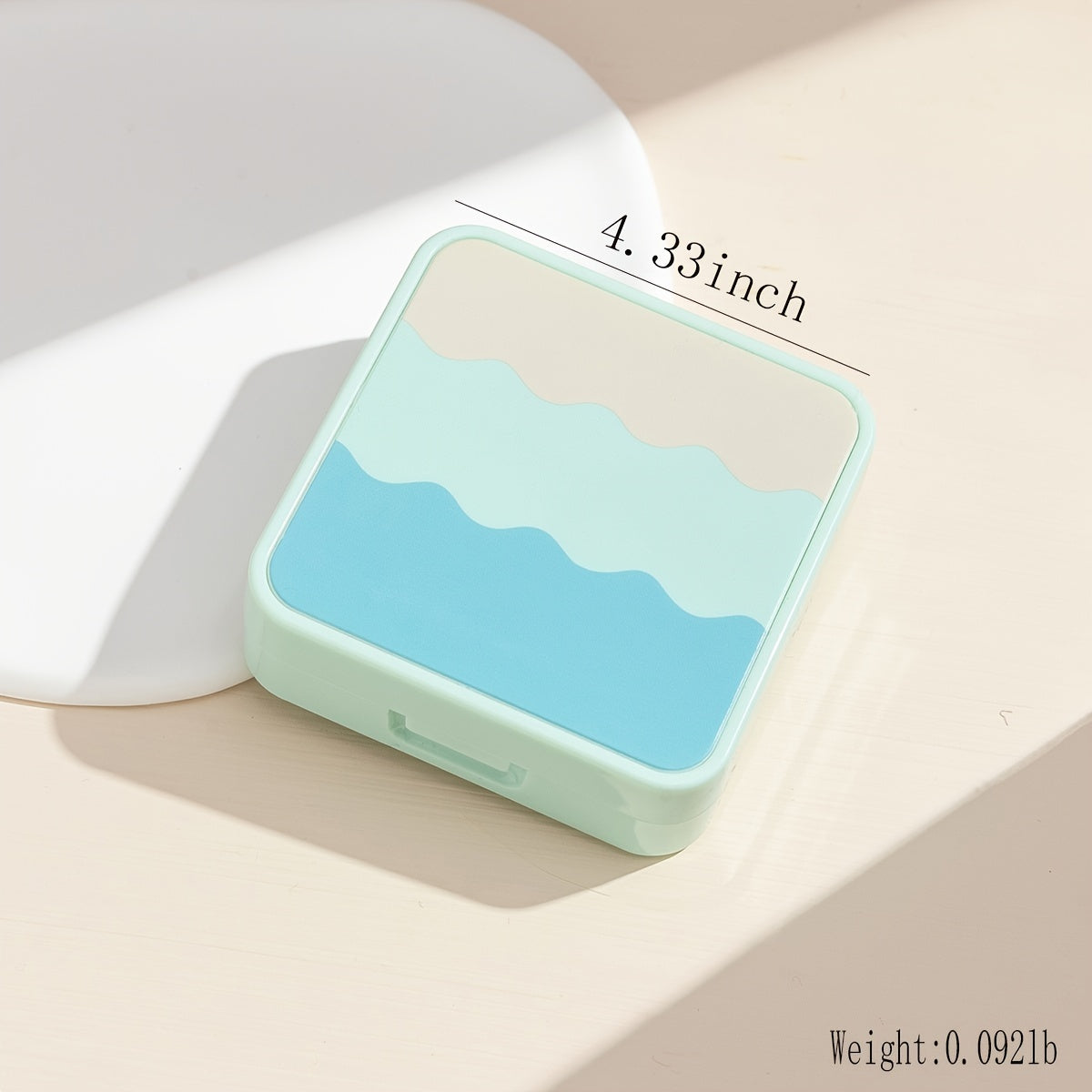 Wave Pattern Lens Case Minimalist Travel Lens Case Kit