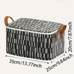 Large Capacity Storage Bag With Handles Non Woven Fabric Clothes Bag