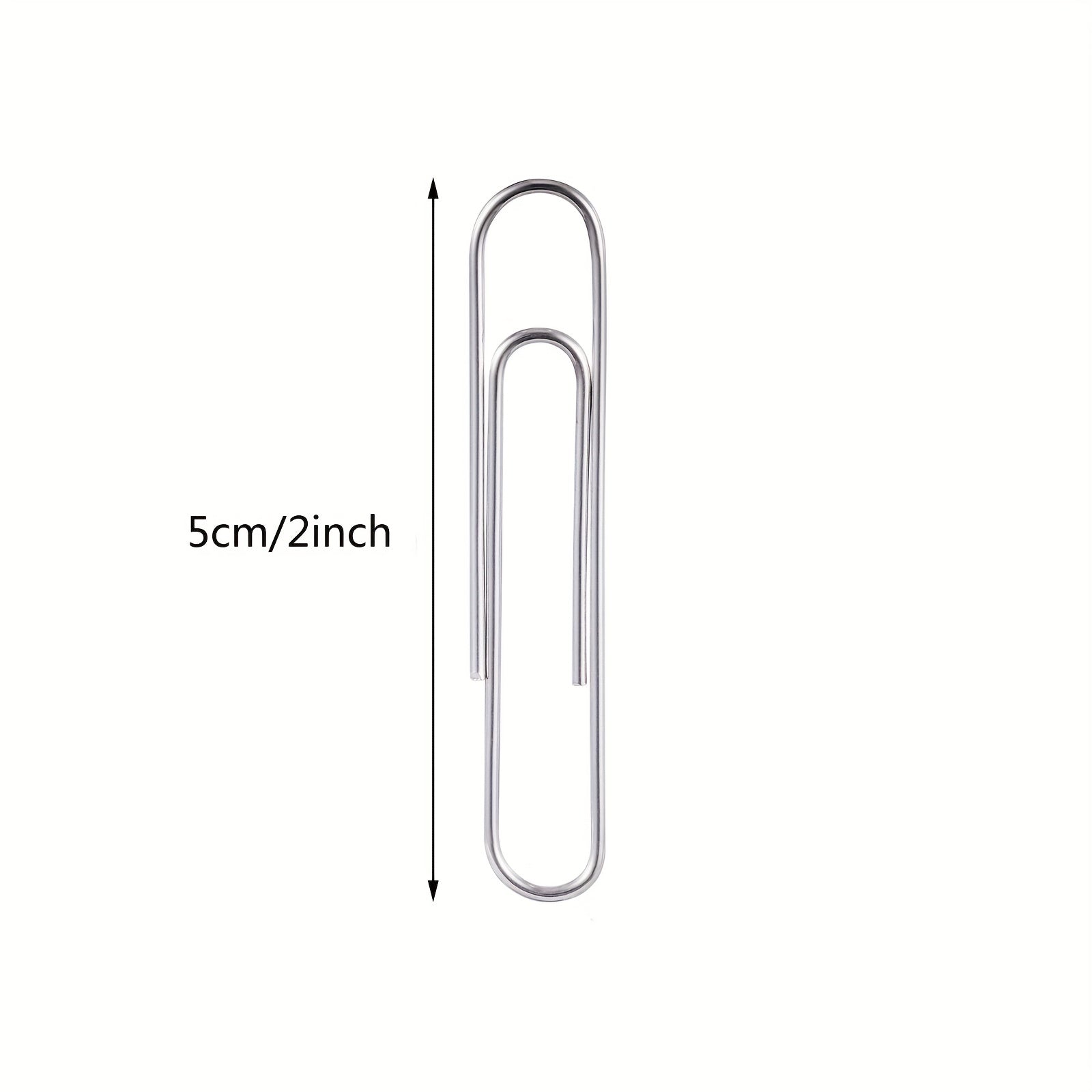 80pcs Large Paper Clips for Office School Personal Use