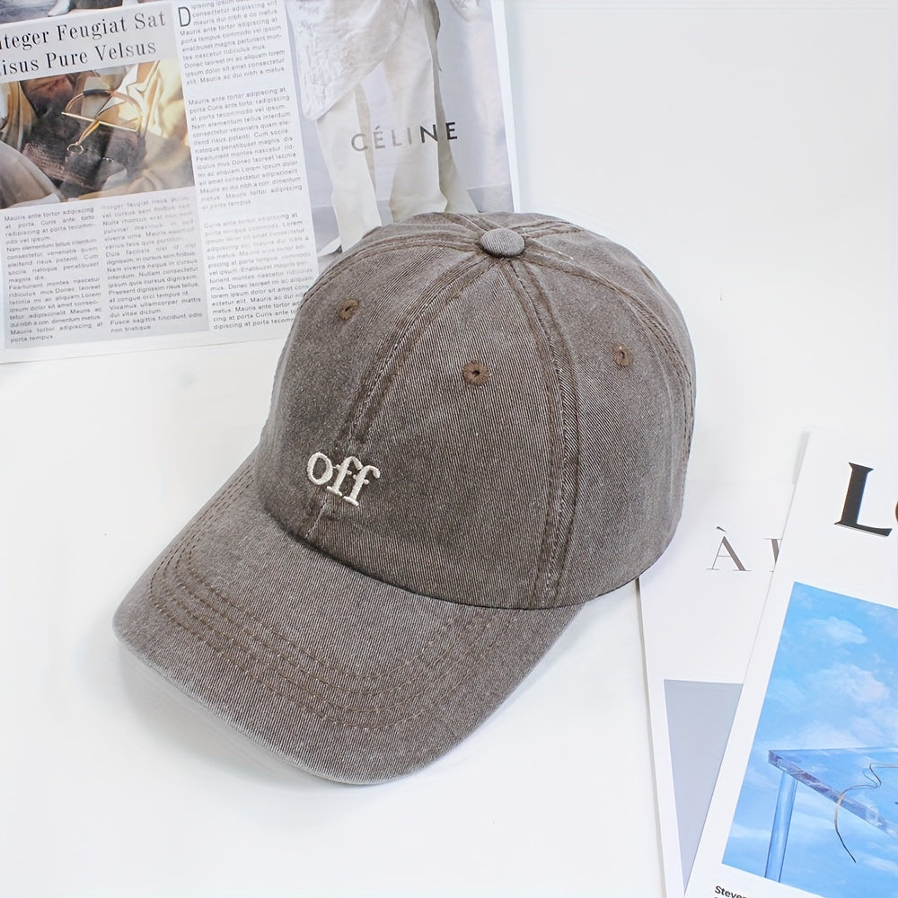 Embroidered Baseball Cap for Men and Women