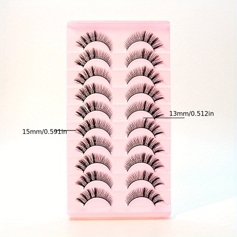 Natural Look False Eyelashes Fox Eyes Makeup Short Eyelashes