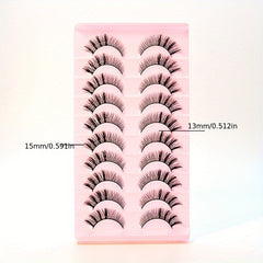 Natural Look False Eyelashes Fox Eyes Makeup Short Eyelashes