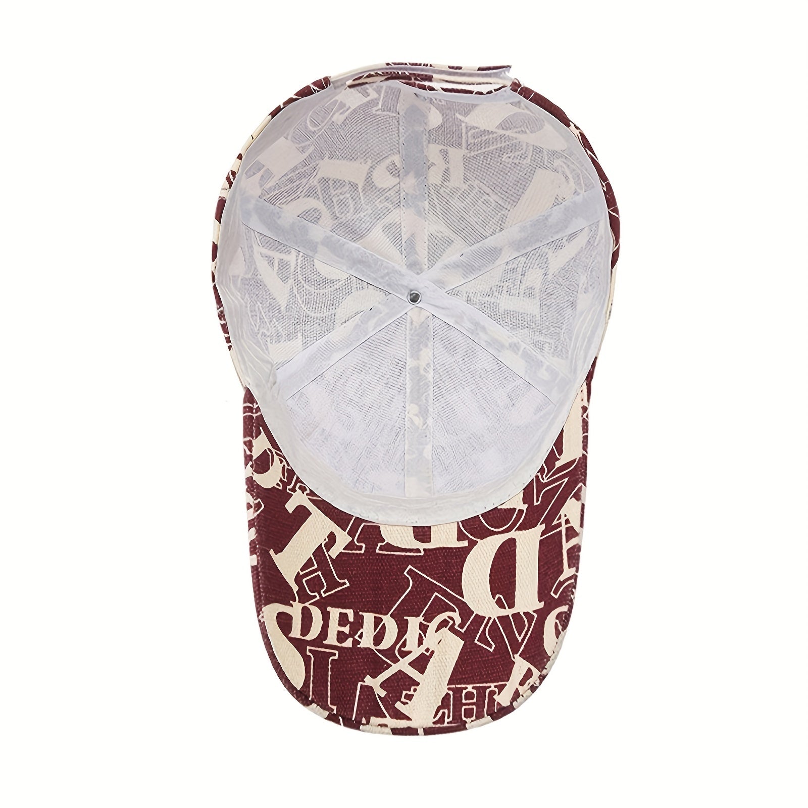 Hip Hop Letter Print Baseball Cap Couple Dad Hats Adjustable Breathable