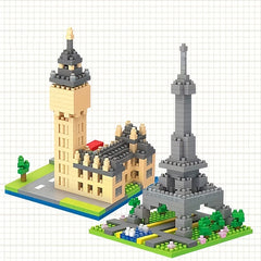 Small Particle Building Blocks Model Toys - DIY Assembly