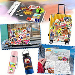 50pcs Cartoon Programmer Stickers Waterproof Vinyl Tech Designs for Water Bottle