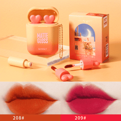 Waterproof Velvet Lip Stain Earphone Dual Lip Gloss